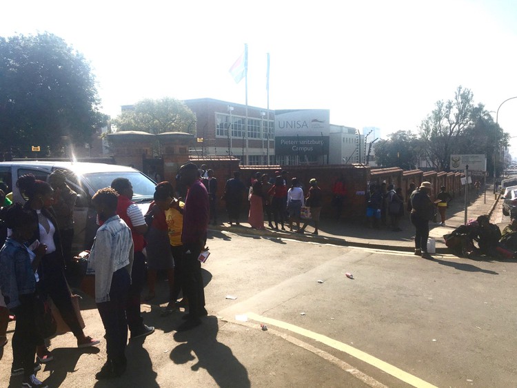 Students Shut Down UNISA’s Pietermaritzburg Campus | GroundUp